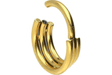 Upload the image to the gallery viewer, triple ring clicker piercinginspiration®