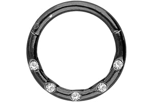 Basic Crystal Ring Clicker piercinginspiration®