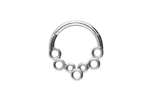Clicker ring 7 circles piercinginspiration®