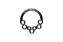 Load the image into the gallery viewer, clicker ring 7 circles piercinginspiration®