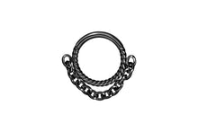 Load the image into the Gallery Viewer, Clicker Ring Necklace Rotated piercinginspiration®