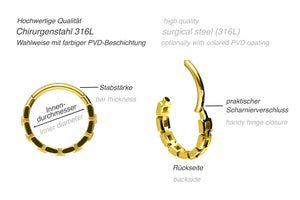 Clicker ring chain design piercinginspiration®