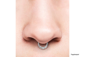 Set ball crystal clicker ring piercinginspiration®