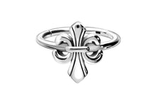 Load the image into the gallery viewer, Heraldic Lily Clicker Ring piercinginspiration®