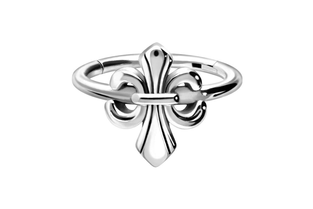 Heraldische Lilie Clicker Ring piercinginspiration®