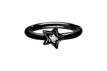 Load the image into the gallery viewer, clicker ring crystal star piercinginspiration®