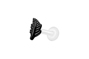 PTFE Blatt Titan Innengewinde Labret Ohrpiercing piercinginspiration®