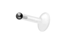 Laden Sie das Bild in den Galerie-Viewer, PTFE Titan Basic Rund Innengewinde Labret Ohrpiercing piercinginspiration®