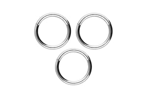 Economy set Basic Ring Clicker Titan piercinginspiration®