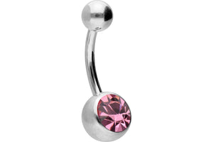 Crystal Belly Button Piercing Surgical Steel piercinginspiration®