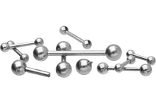 Load the image into the gallery viewer, Titanium internal thread Basic Barbell piercinginspiration®