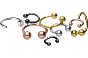 Titan Innengewinde Hufeisen Ring Barbell piercinginspiration®