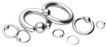 Upload the image to Gallery Viewer, Closed clamping ball ring Surgical Steel piercinginspiration®