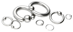 Titanium Closed Ball Ring piercinginspiration®