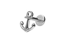 Load the image into the gallery viewer, Titanium Female Threaded Labret Anchor Ear Piercing piercinginspiration®