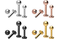 Titan Innengewinde Labret Ohrpiercing piercinginspiration®