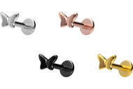 Titan Innengewinde Labret Schmetterling Ohrpiercing piercinginspiration®