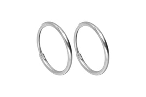 Titanium Hoop Earrings Clicker Ring Pair of Stud Earrings piercinginspiration®