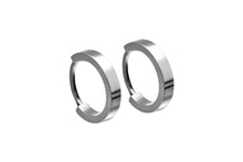 Upload the picture to the gallery viewer, Titanium Hoop Earrings Clicker Ring Studs Pair of Wide Earrings piercinginspiration®
