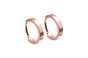 Titanium Hoop Earrings Clicker Ring Studs Pair of Wide Earrings piercinginspiration®