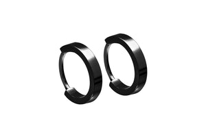 Titanium Hoop Earrings Clicker Ring Studs Pair of Wide Earrings piercinginspiration®