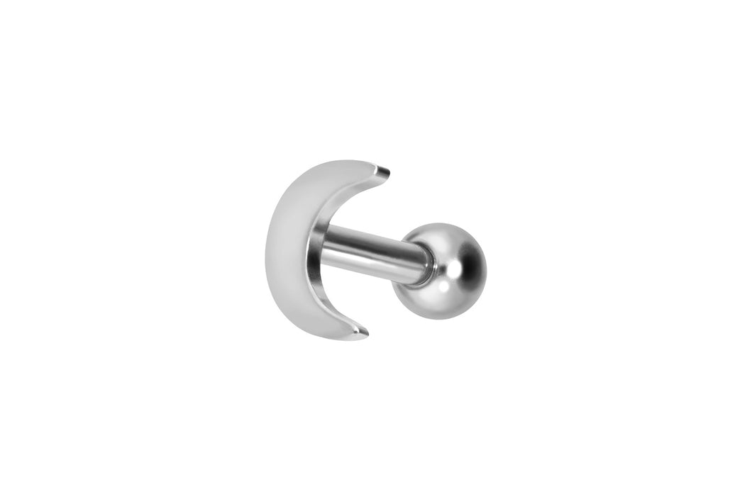 Titan Mond Halbmond Ohrstecker Ohrpiercing piercinginspiration®