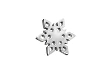 Load the image into the gallery viewer, Titanium Snowflake Screw Attachment with External Thread piercinginspiration®
