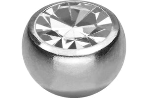 Bola de repuesto de bola roscada de cristal de titanio piercinginspiration®