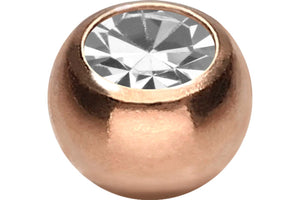 Titanium crystal threaded ball replacement ball piercinginspiration®