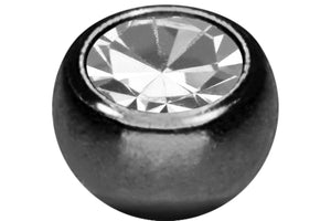 Bola de repuesto de bola roscada de cristal de titanio piercinginspiration®
