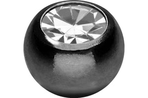 Sfera di ricambio a sfera filettata in cristallo di titanio piercinginspiration®