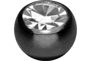Titan Kristall Gewindekugel Ersatzkugel piercinginspiration®