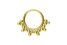 Laden Sie das Bild in den Galerie-Viewer, Titan 18 Kugeln Clicker Ring piercinginspiration®