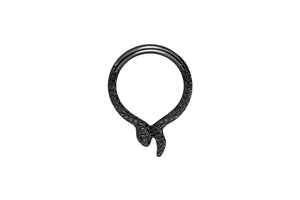 Titanium Snake Pointed Clicker Ring piercinginspiration®