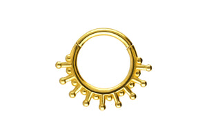 Clicker ring sunbeams balls piercinginspiration®